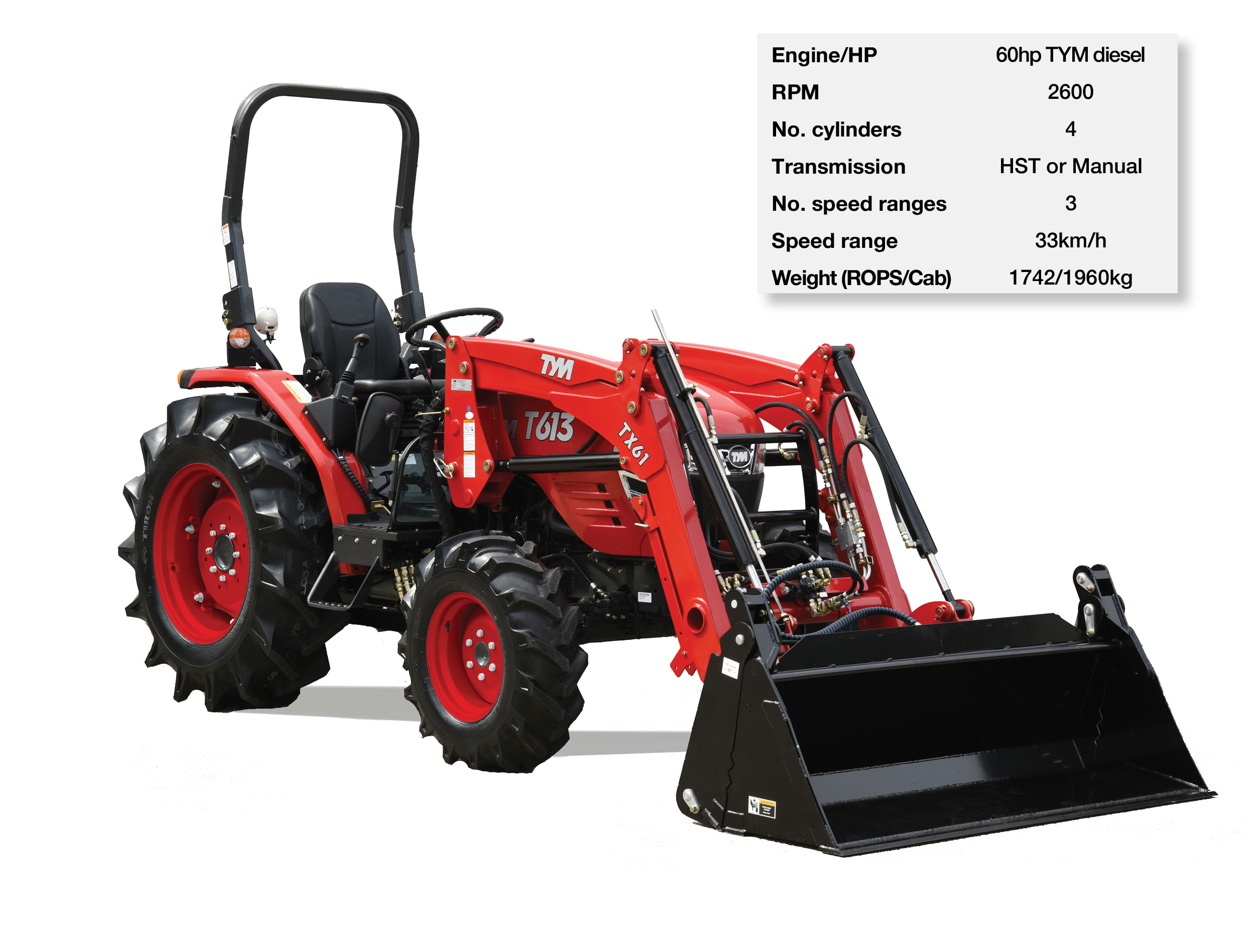 T613 Utility Tractor